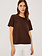 Rails Cotton cashmere short sleeve Espresso