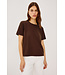 Rails Cotton cashmere short sleeve Espresso