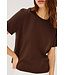 Rails Cotton cashmere short sleeve Espresso