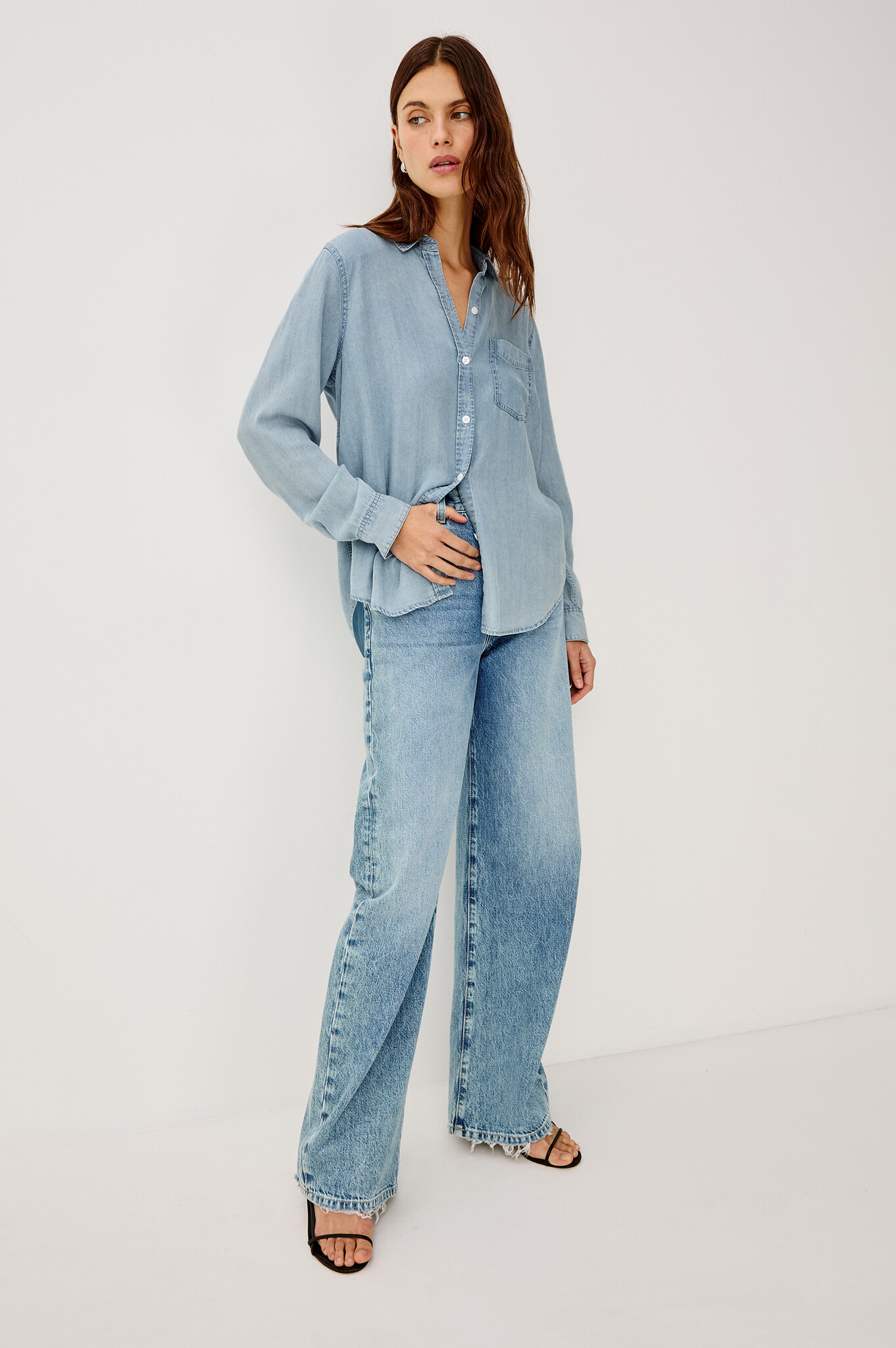 Rails Ingrid shirt Med vintage cloud wash