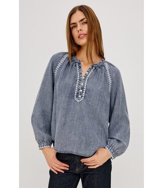 Rails Tali shirt Blue ridge