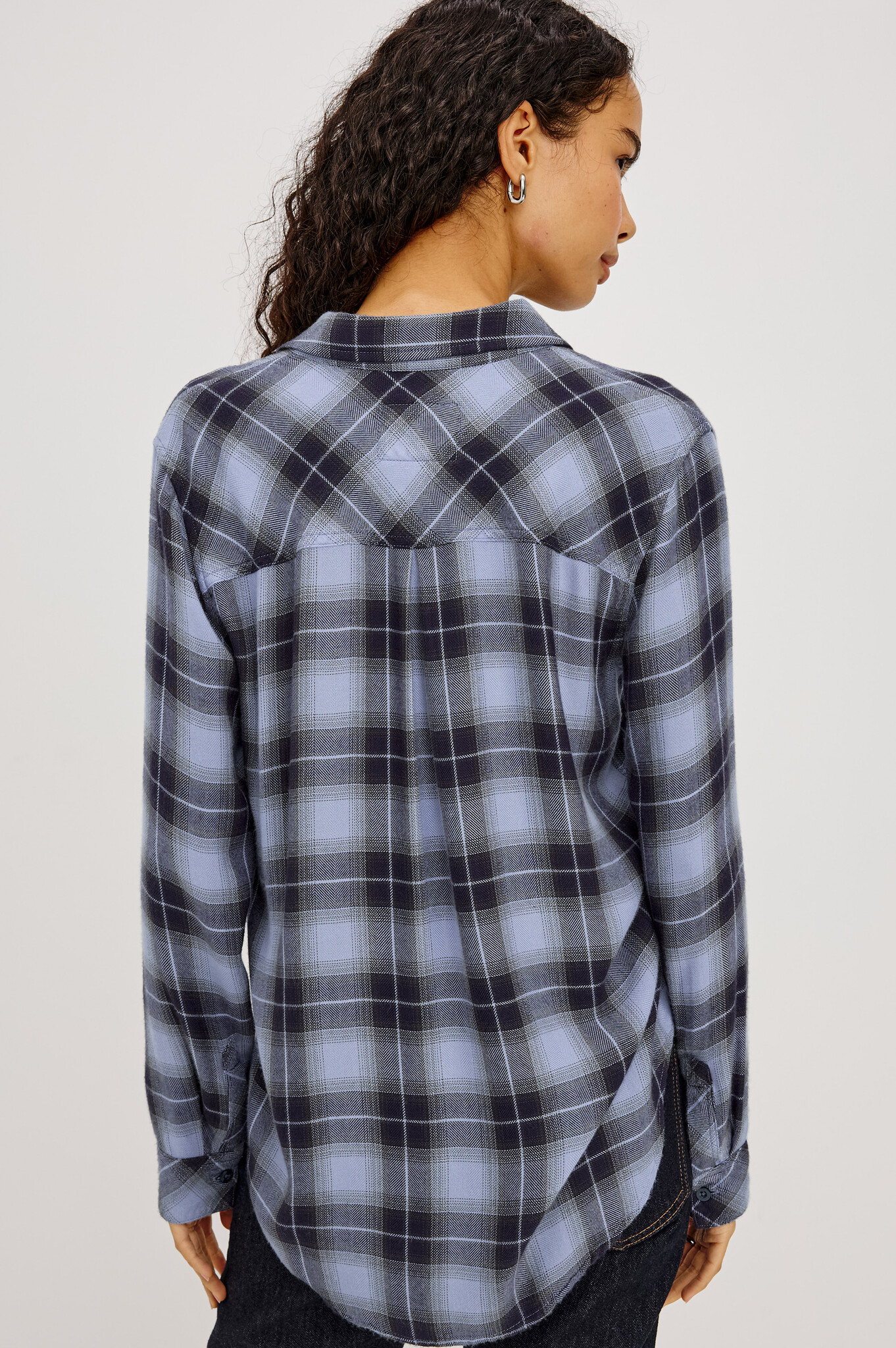 Rails Hunter shirt Navy sky