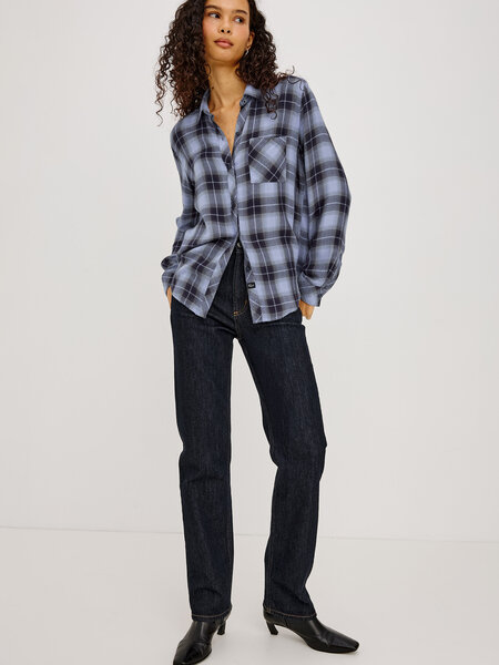 Rails Hunter shirt Navy sky