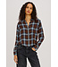 Rails Malin shirt Espresso indigo
