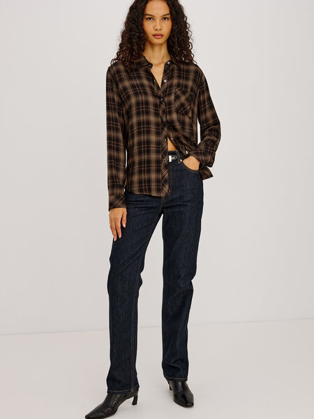 Rails Hunter shirt Almond black