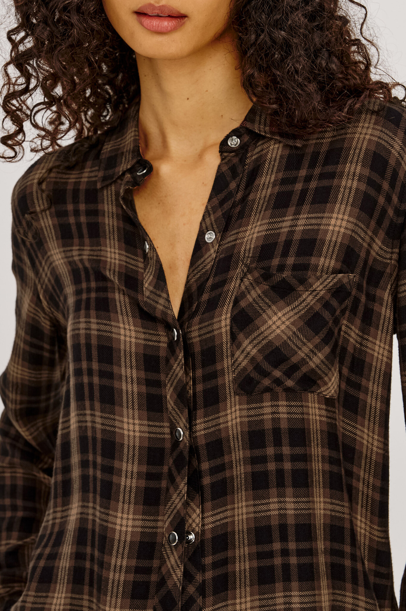 Rails Hunter shirt Almond black