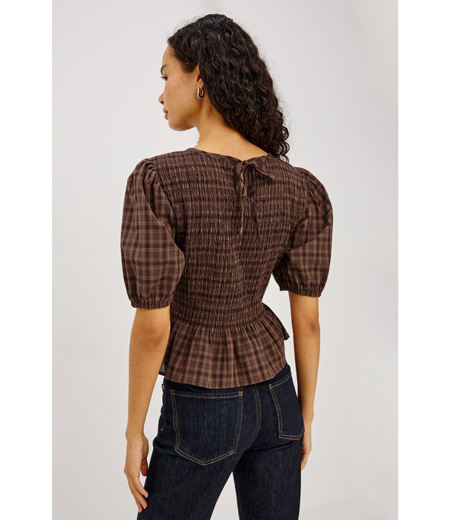 Rails Zane top Espresso olive