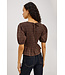 Rails Zane top Espresso olive