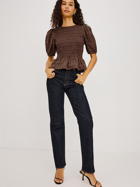 Rails Zane top Espresso olive