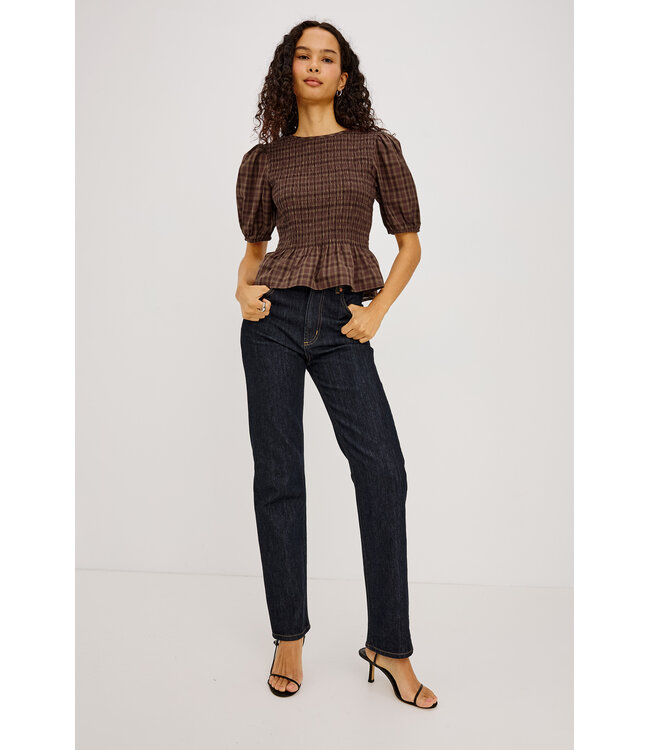 Rails Zane top Espresso olive
