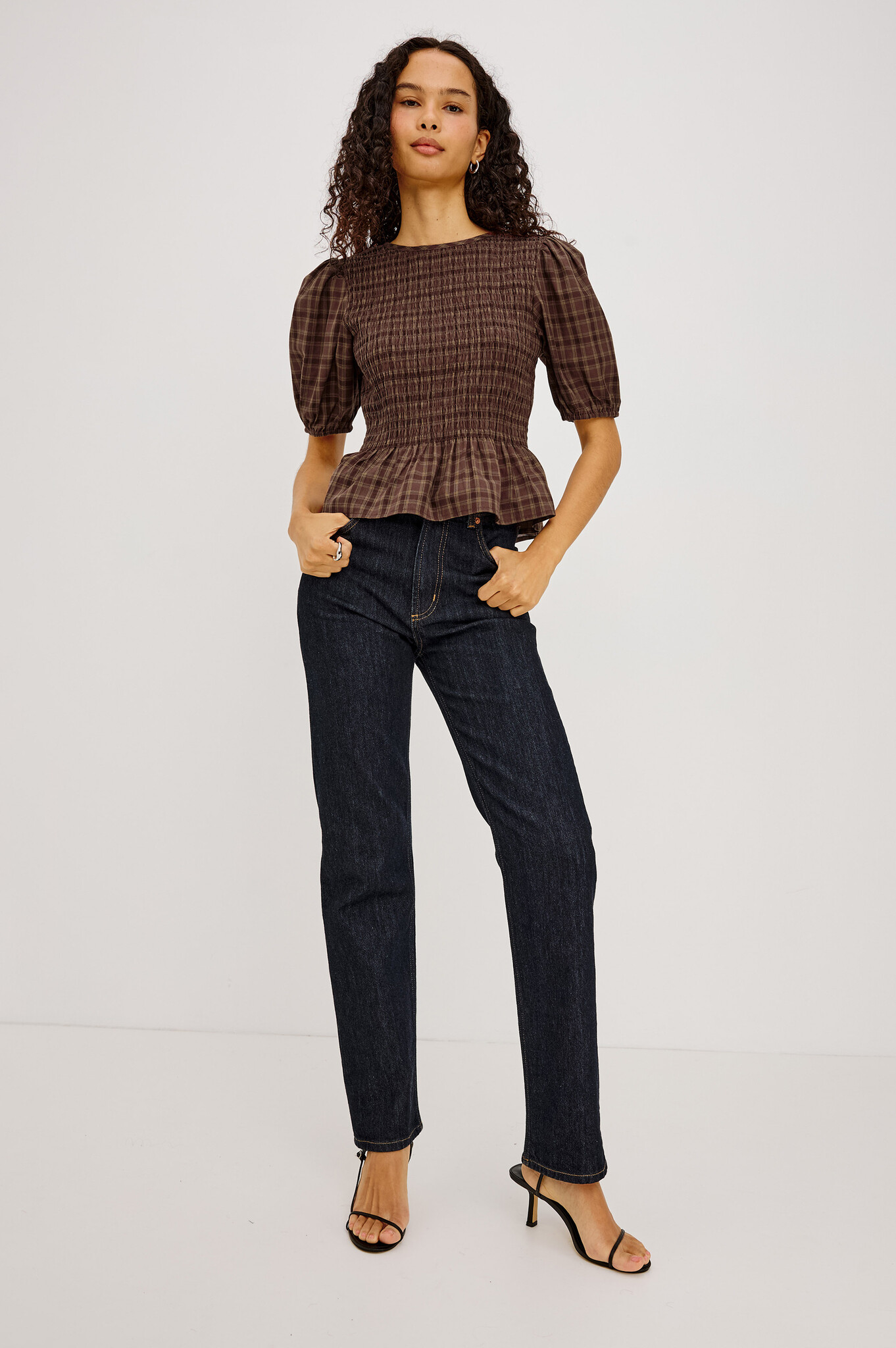 Rails Zane top Espresso olive