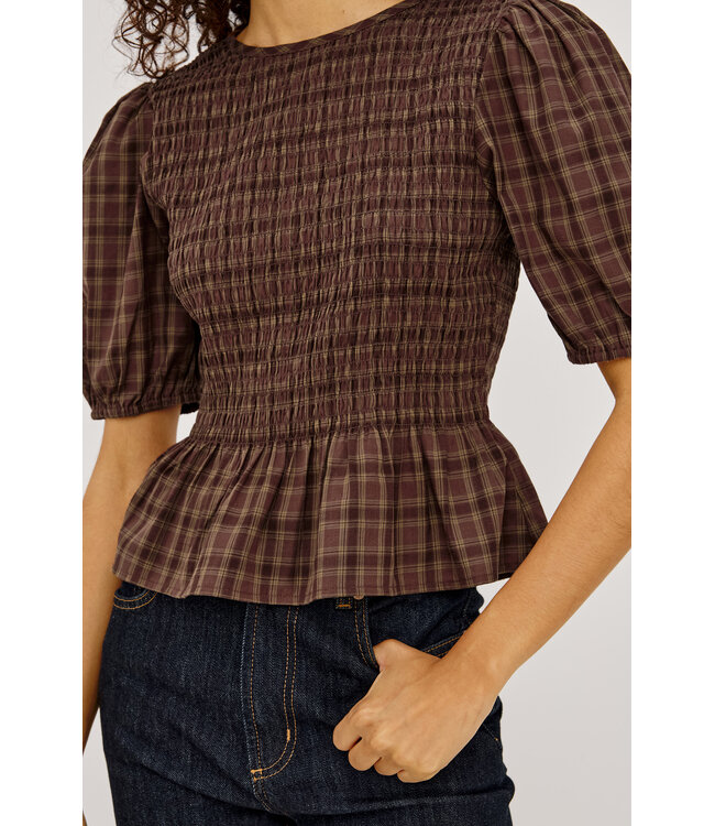 Rails Zane top Espresso olive