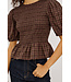 Rails Zane top Espresso olive