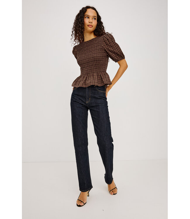 Rails Zane top Espresso olive