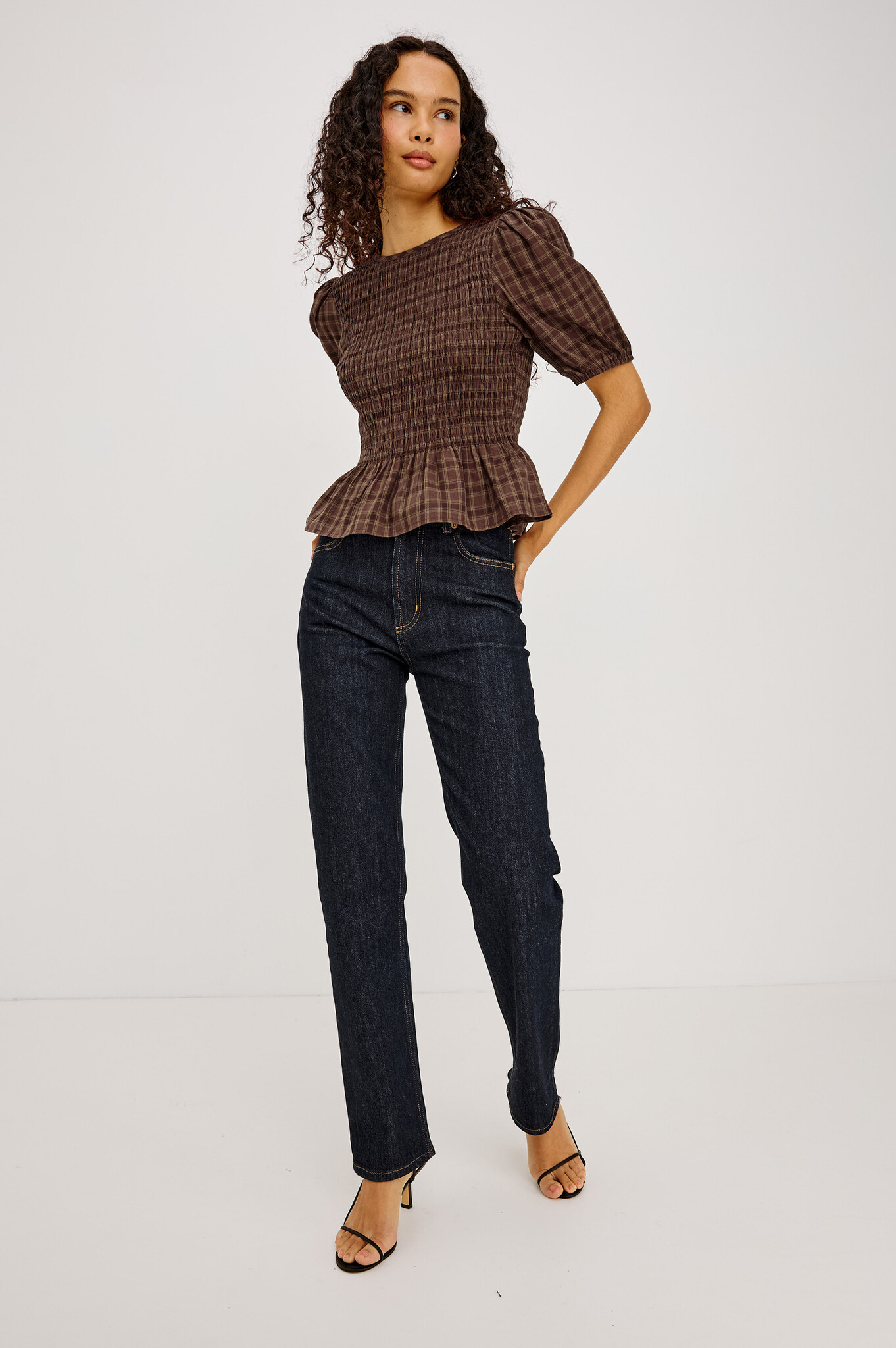 Rails Zane top Espresso olive
