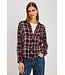 Rails Hunter shirt Plum cream