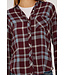 Rails Hunter shirt Plum cream