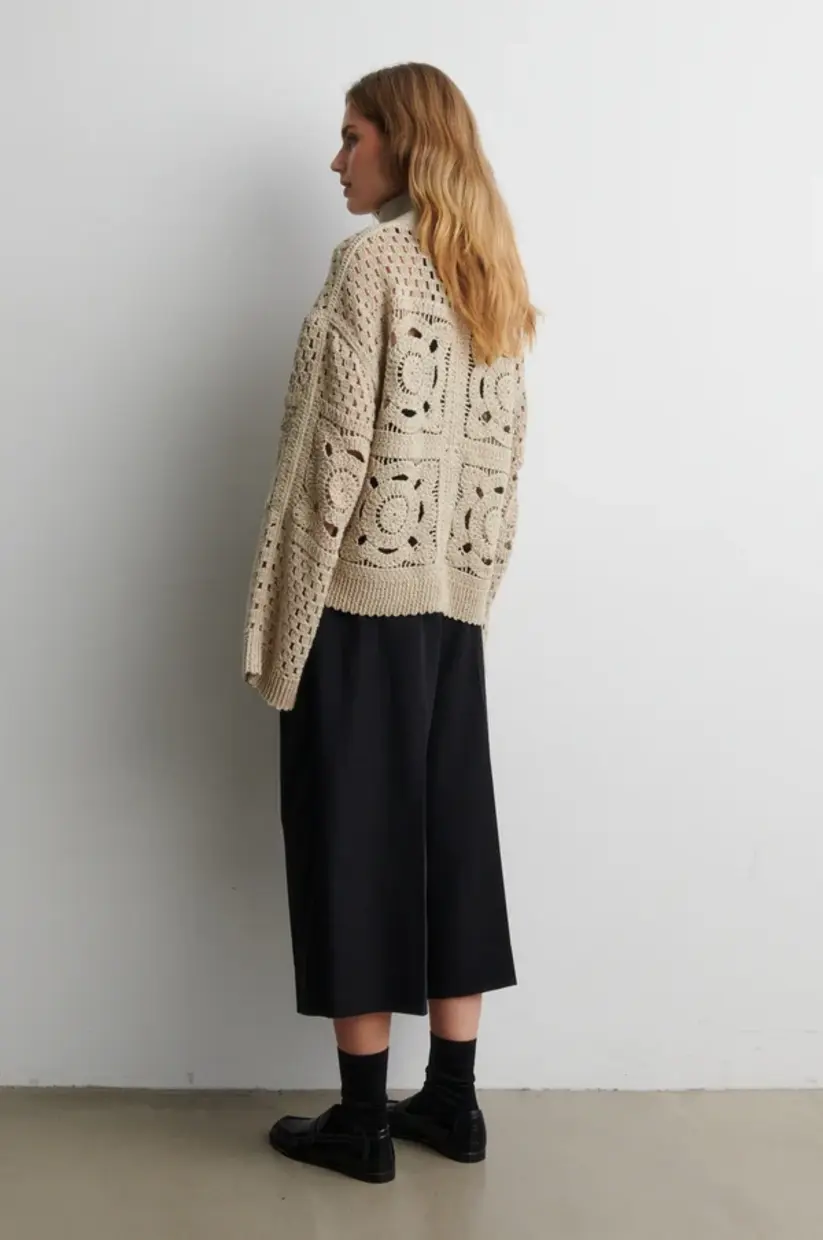 Second Female Sella cropped trousers Black
