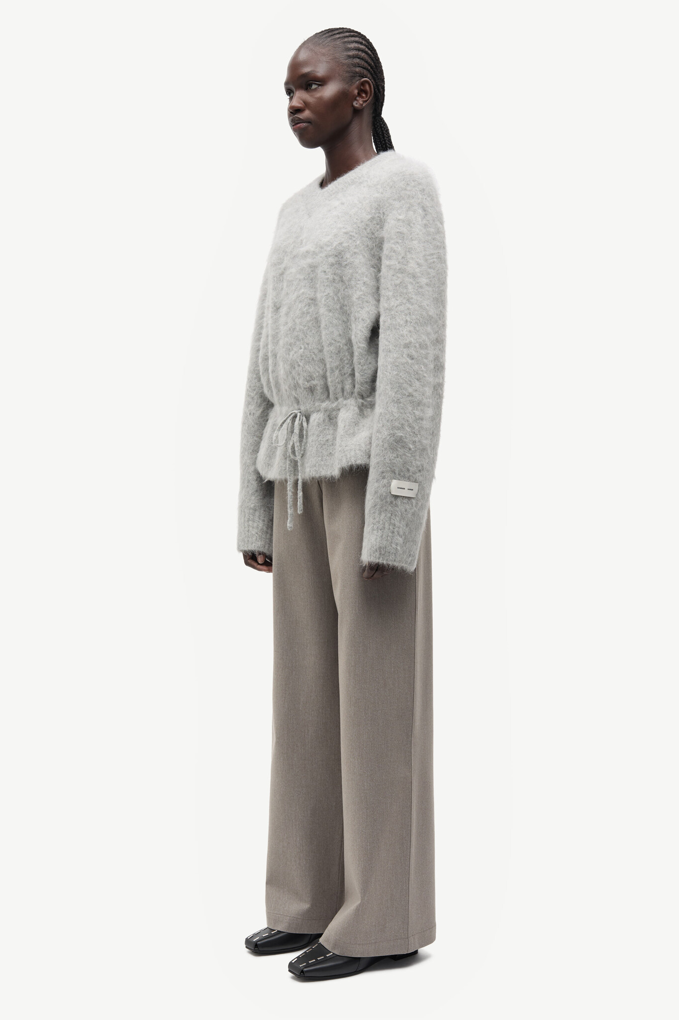 Samsoe Samsoe Salo v-neck Grey melange