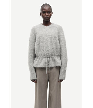 Samsoe Samsoe Salo v-neck Grey melange