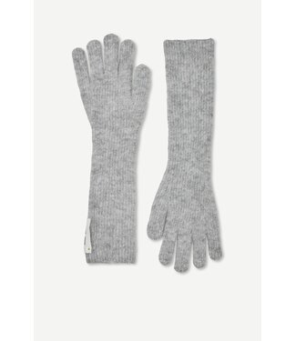 Samsoe Samsoe Sarue long gloves Grey melange