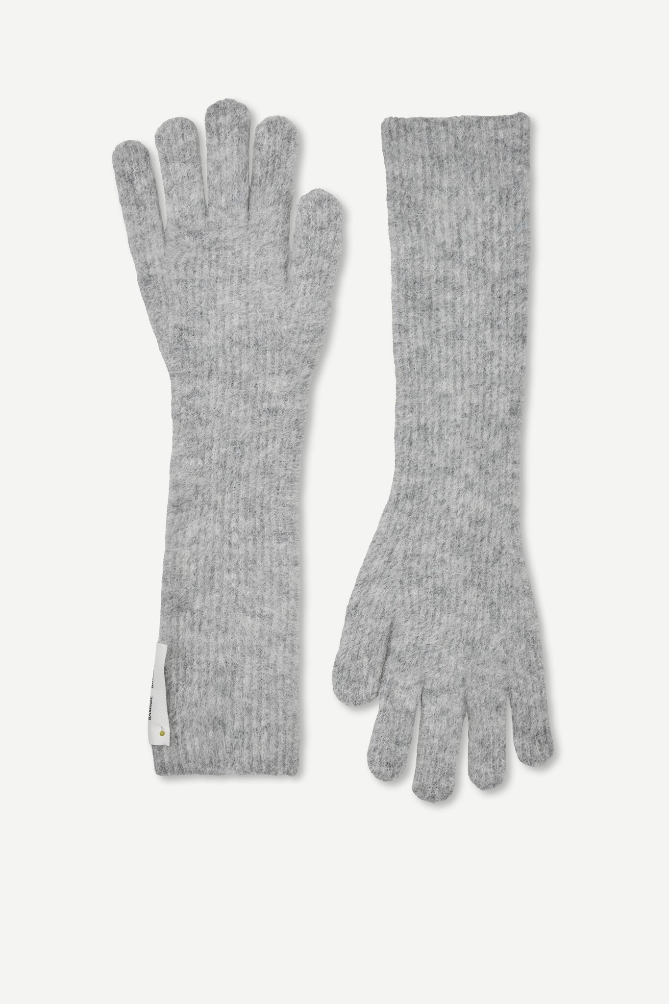 Samsoe Samsoe Sarue long gloves Grey melange