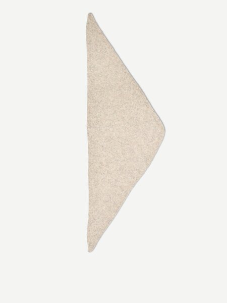 Samsoe Samsoe Sapia triangle scarf Beige melange