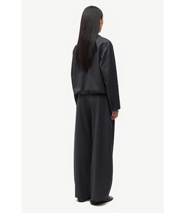 Samsoe Samsoe Saroko trousers Black melange