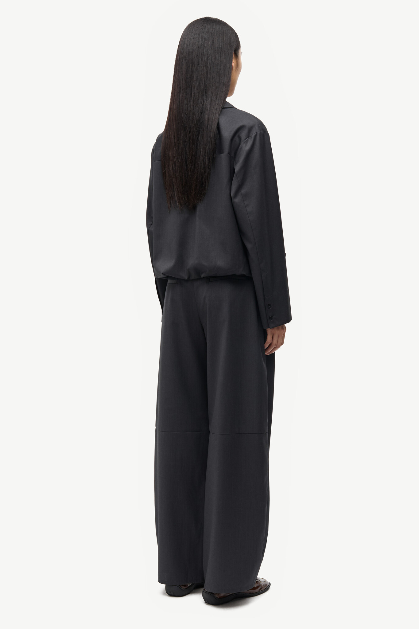 Samsoe Samsoe Saroko trousers Black melange