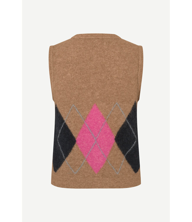 Samsoe Samsoe Sanoura vest Lead grey