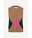 Samsoe Samsoe Sanoura vest Lead grey
