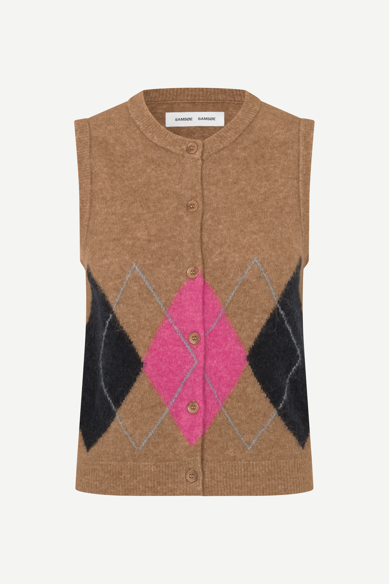Samsoe Samsoe Sanoura vest Lead grey