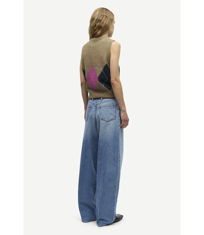 Samsoe Samsoe Sanoura vest Lead grey