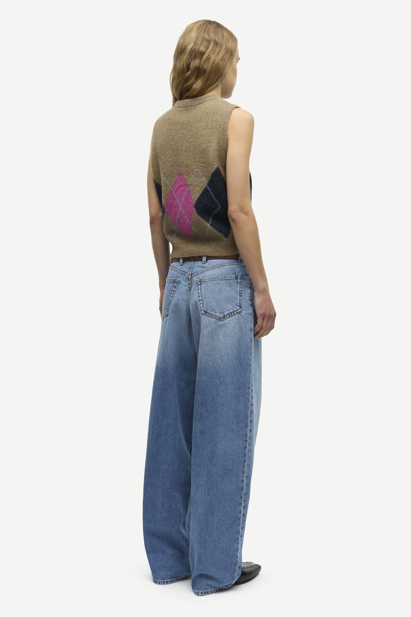 Samsoe Samsoe Sanoura vest Lead grey