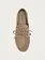 Alohas Rowan sporty suede Beige leather loafers