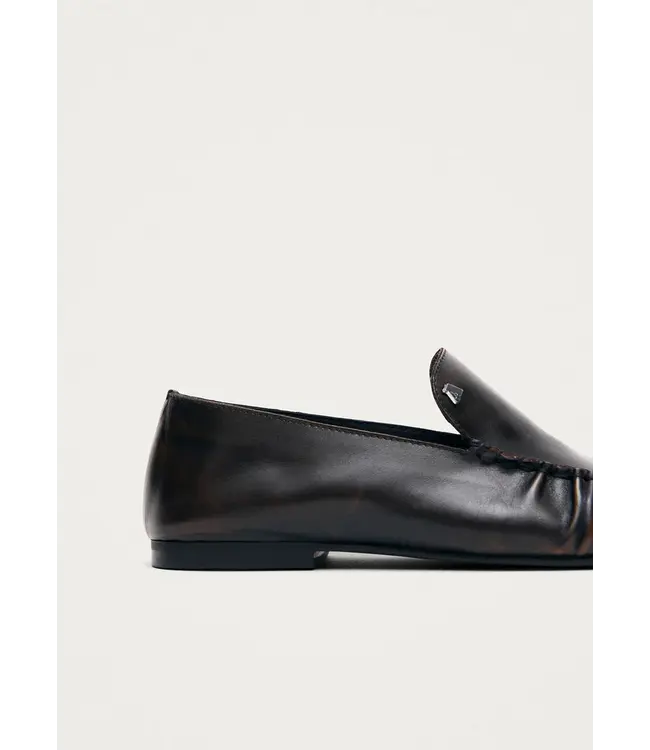 Alohas Gabe vintage effect Brown leather loafers