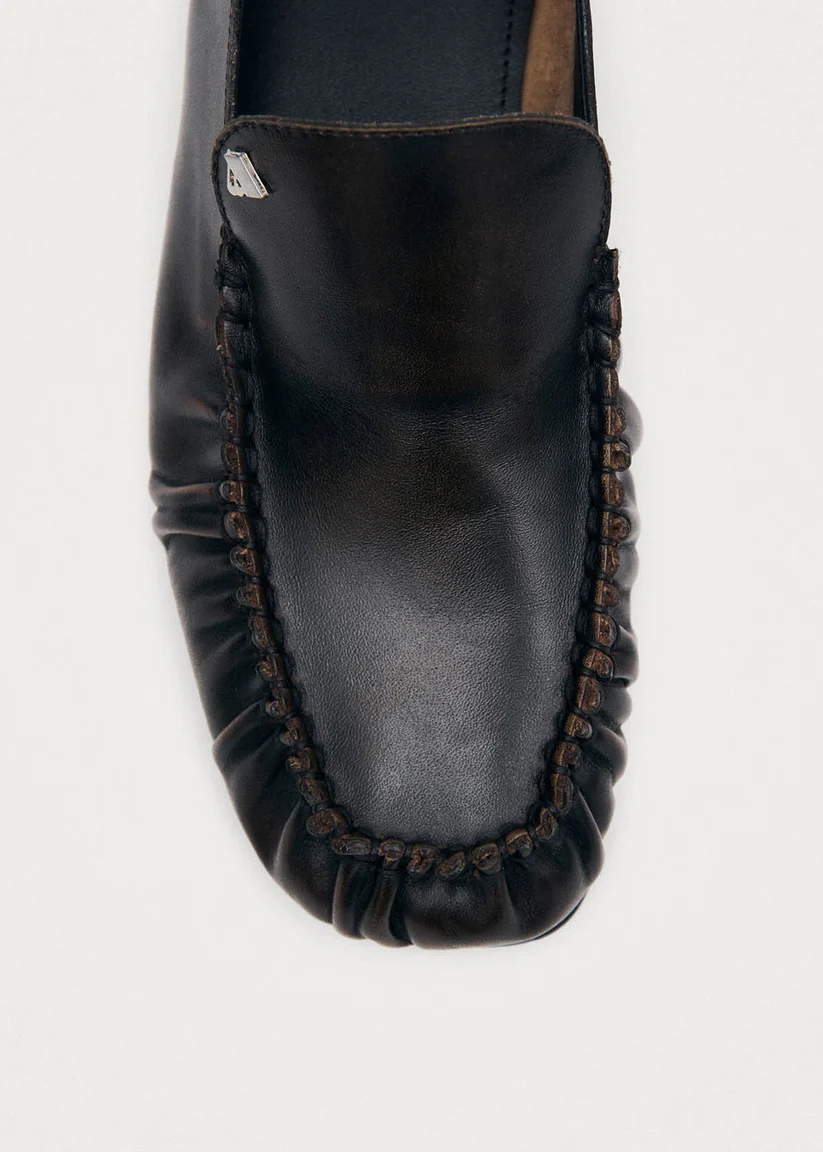 Alohas Gabe vintage effect Brown leather loafers