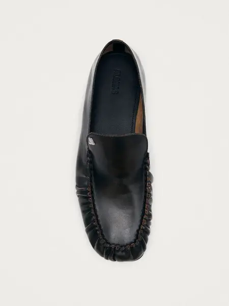 Alohas Gabe vintage effect Brown leather loafers