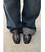 Alohas Gabe vintage effect Brown leather loafers