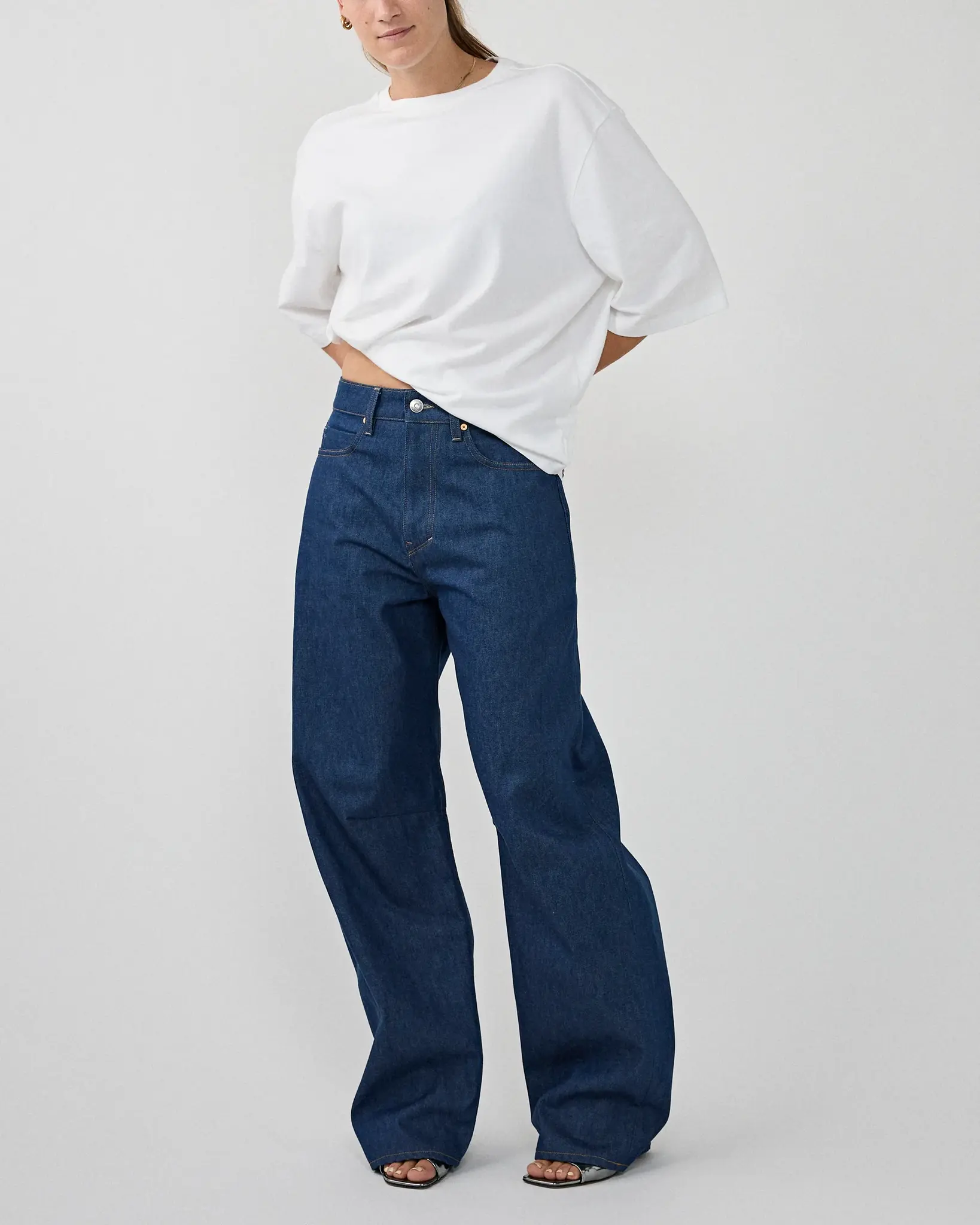 Tenue Robyn jeans 70’s blue