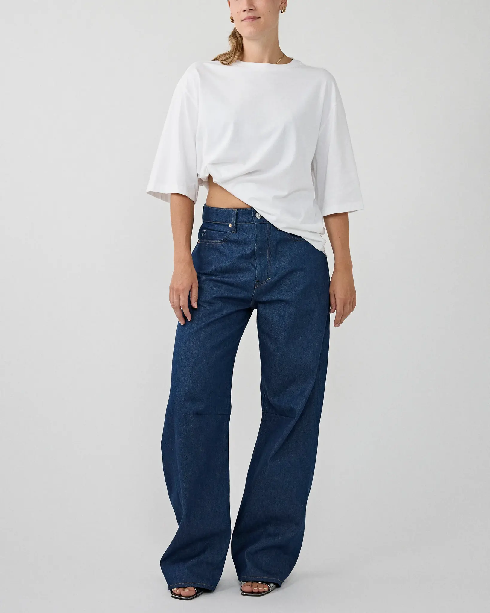 Tenue Robyn jeans 70’s blue