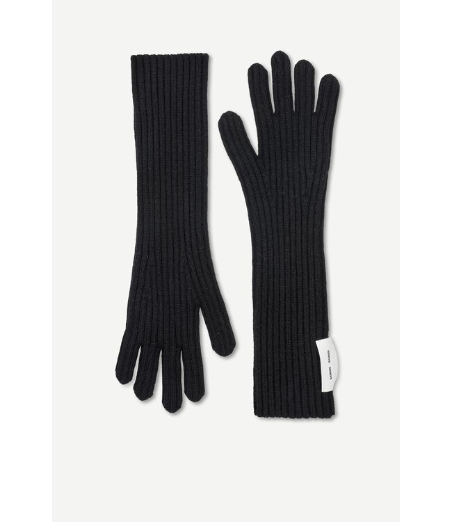 Samsoe Samsoe Sakara long gloves Black