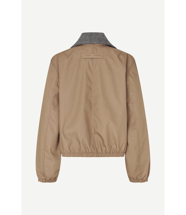 Samsoe Samsoe Sabianco jacket Lead grey