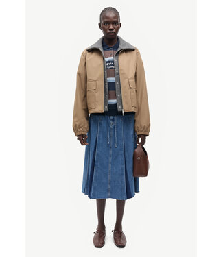 Samsoe Samsoe Sabianco jacket Lead grey
