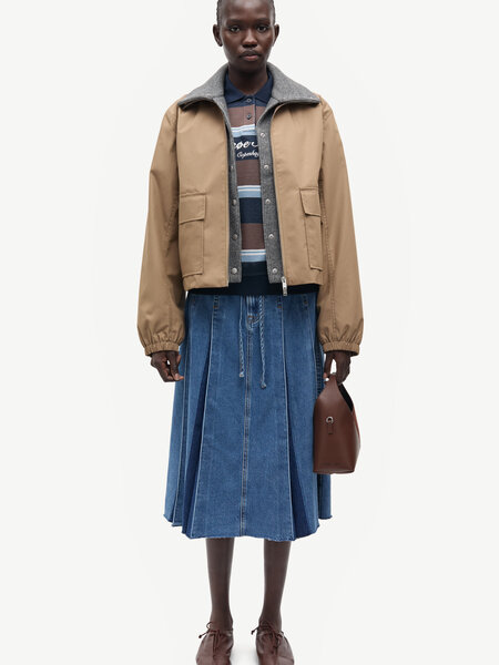 Samsoe Samsoe Sabianco jacket Lead grey