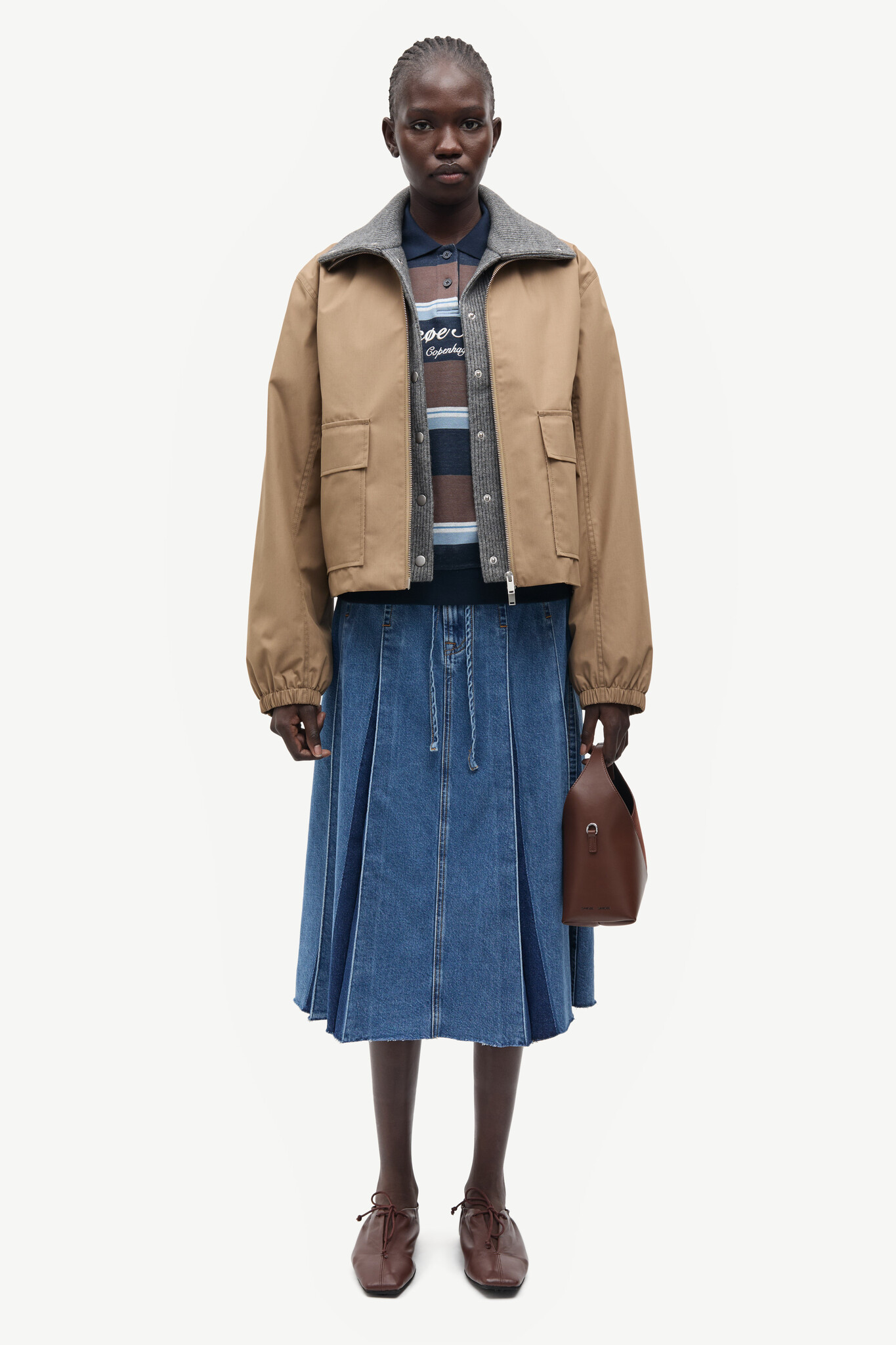 Samsoe Samsoe Sabianco jacket Lead grey