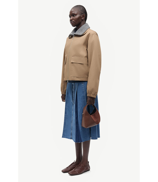 Samsoe Samsoe Sabianco jacket Lead grey