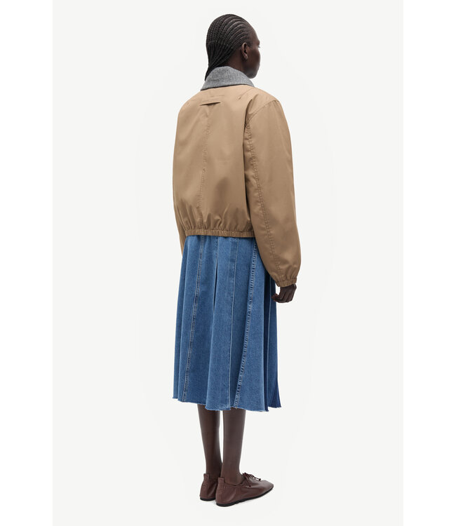 Samsoe Samsoe Sabianco jacket Lead grey