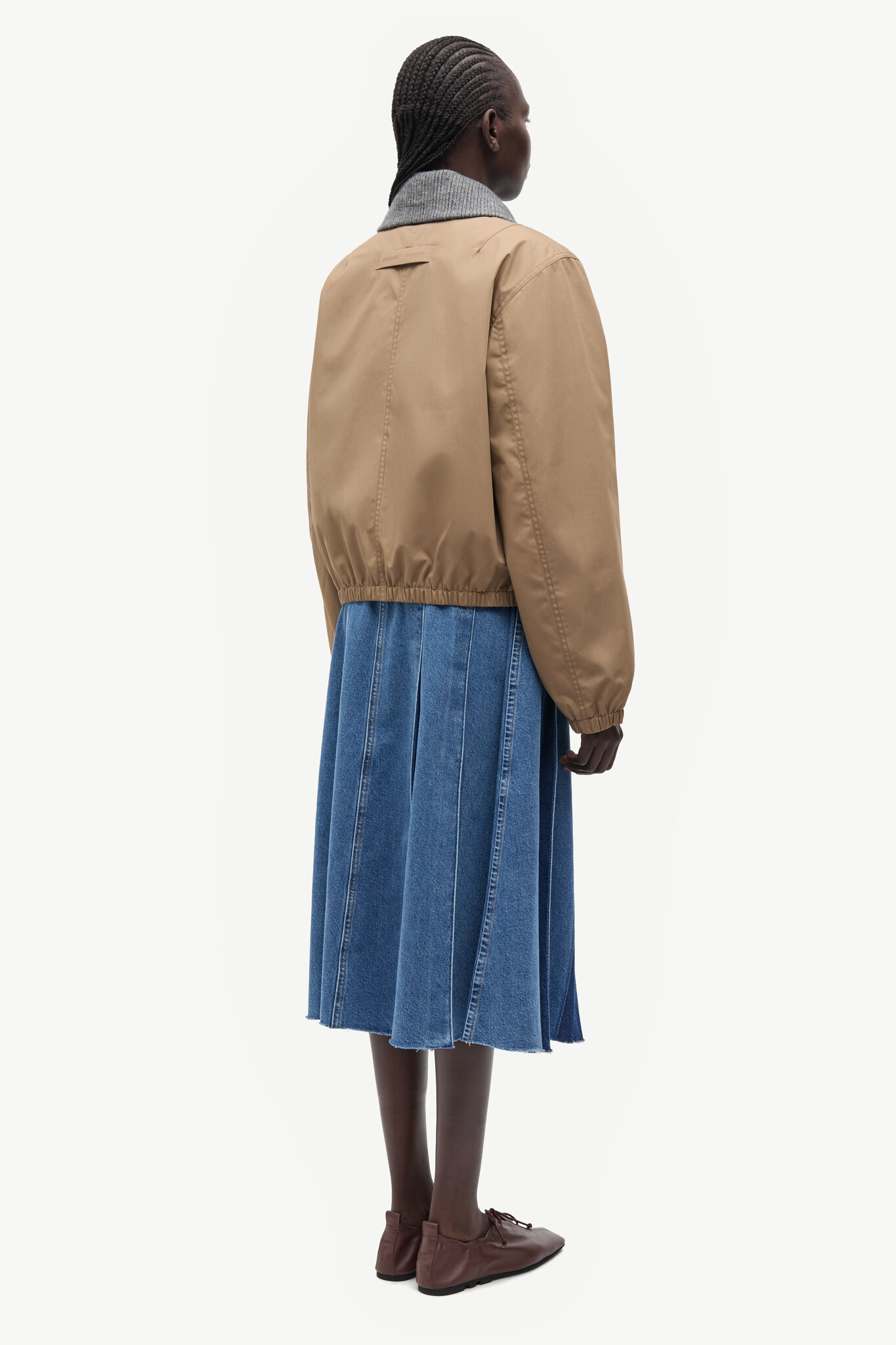 Samsoe Samsoe Sabianco jacket Lead grey