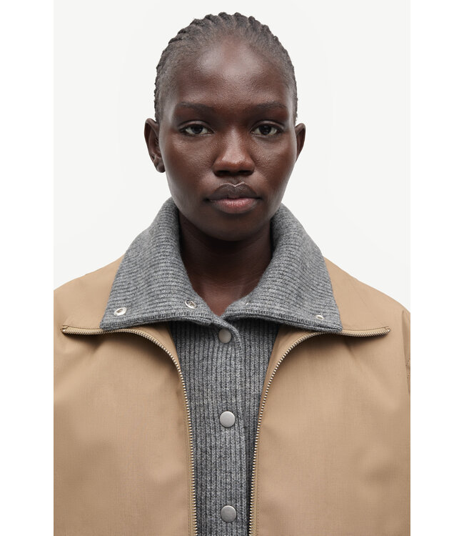 Samsoe Samsoe Sabianco jacket Lead grey